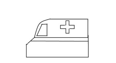 救護(hù)車的畫法 繪畫,小汽車的簡筆畫圖4