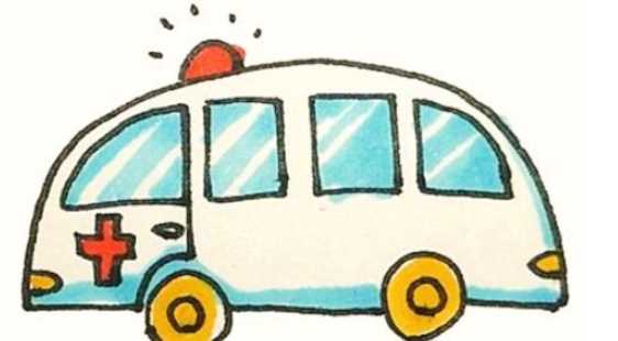 救護(hù)車的畫法 繪畫,小汽車的簡筆畫圖12