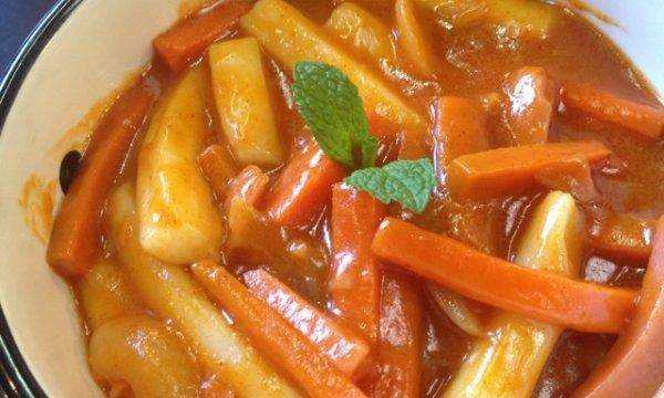 韓國黃蘿卜的做法,韓式黃蘿卜什么味道圖2