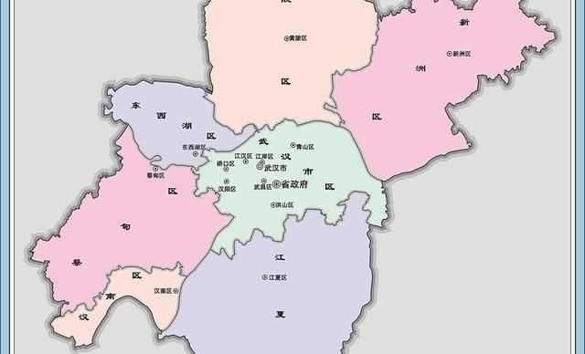 武漢幾個(gè)區(qū)縣