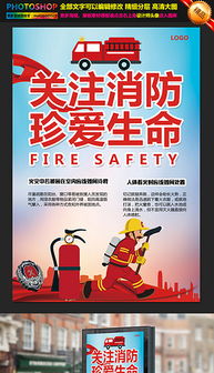 小區(qū)防火防盜安全知識(shí)宣傳海報(bào)