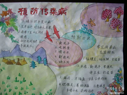 簡單的冬季安全知識手抄報