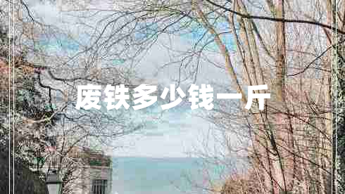 廢鐵多少錢一斤 廢鐵多少錢一斤