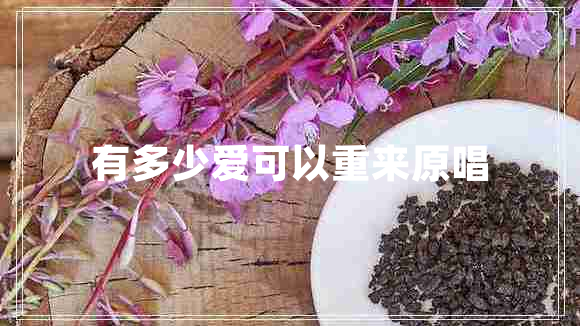 有多少愛可以重來原唱