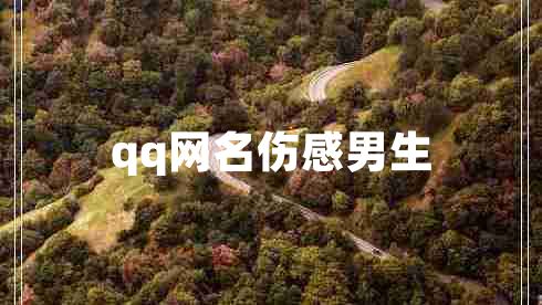qq網名傷感男生