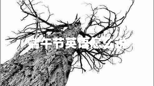 端午節(jié)英語怎么說