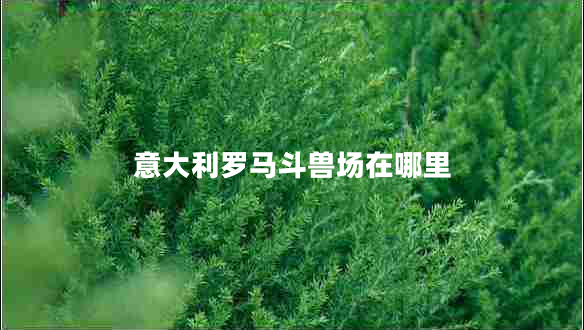 意大利羅馬斗獸場在哪里