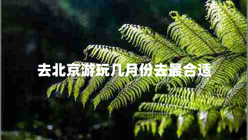去北京游玩幾月份去最合適
