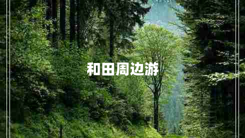 和田周邊游