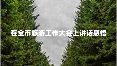 在全市旅游工作大會上講話感悟 在全市旅游工作大會上講話感悟