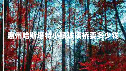 惠州哈斯塔特小鎮(zhèn)玻璃橋要多少錢