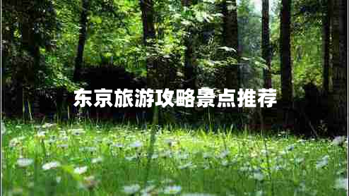 東京旅游攻略景點推薦