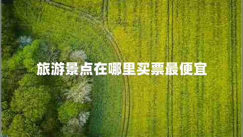 旅游景點在哪里買票最便宜