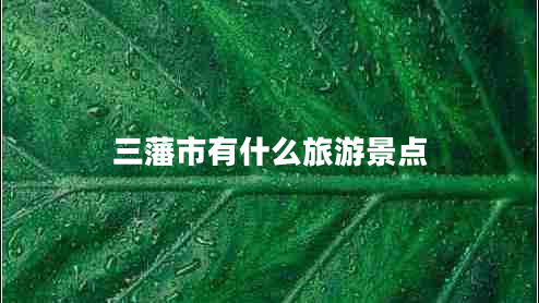 三藩市有什么旅游景點(diǎn)