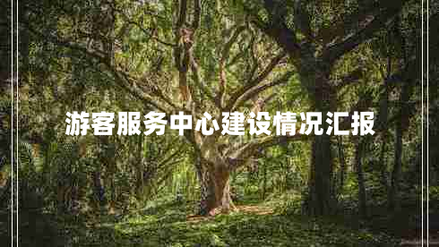 游客服務(wù)中心建設(shè)情況匯報(bào)