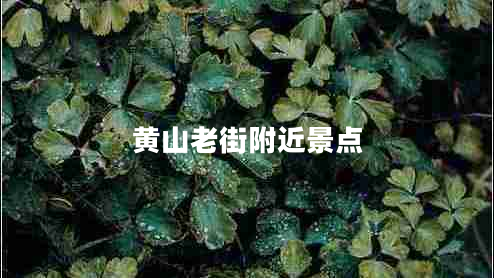 黃山老街附近景點