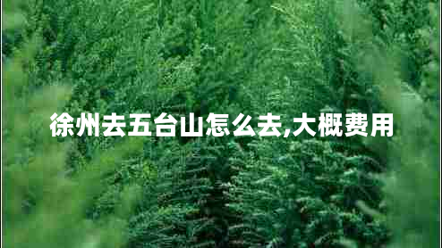 徐州去五臺山怎么去,大概費用 徐州去五臺山怎么去,大概費用