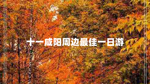 十一咸陽周邊最佳一日游