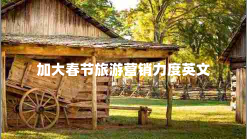 加大春節(jié)旅游營銷力度英文