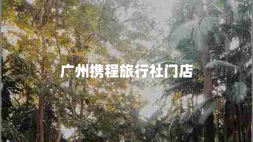 廣州攜程旅行社門店