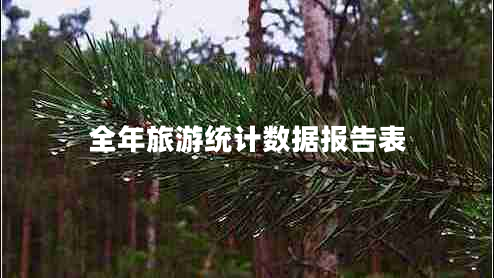 全年旅游統(tǒng)計數(shù)據(jù)報告表