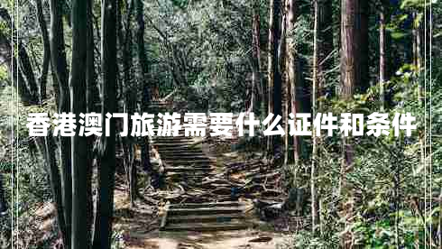 香港澳門旅游需要什么證件和條件 香港澳門旅游需要什么證件和條件