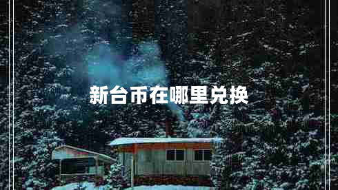 新臺幣在哪里兌換