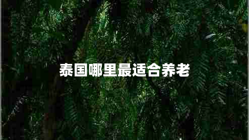 泰國(guó)哪里最適合養(yǎng)老