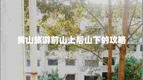 黃山旅游前山上后山下的攻略 黃山旅游前山上后山下的攻略