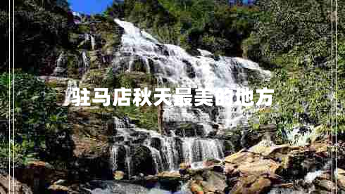 駐馬店秋天最美的地方