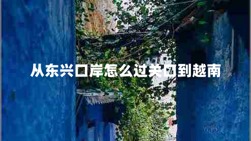 從東興口岸怎么過(guò)關(guān)口到越南 從東興口岸怎么過(guò)關(guān)口到越南