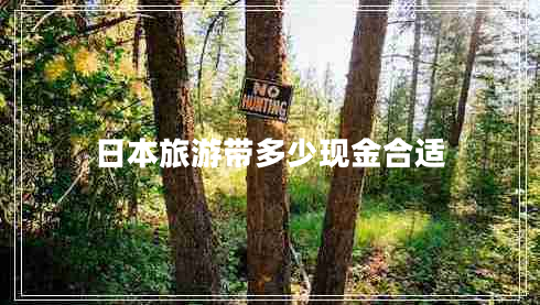 日本旅游帶多少現(xiàn)金合適