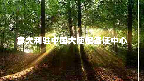 意大利駐中國(guó)大使館簽證中心