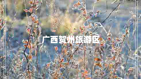 廣西賀州旅游區(qū) 廣西賀州旅游區(qū)