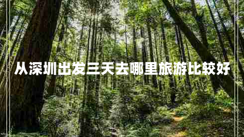 從深圳出發(fā)三天去哪里旅游比較好