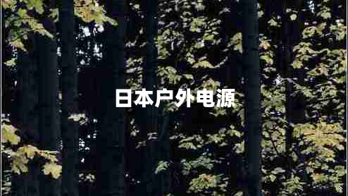 日本戶外電源 日本戶外電源