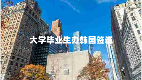 大學畢業(yè)生辦韓國簽證
