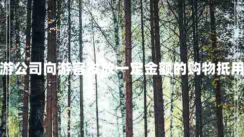 旅游公司向游客發(fā)放一定金額的購物抵用券 旅游公司向游客發(fā)放一定金額的購物抵用券