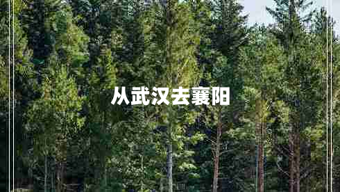 從武漢去襄陽(yáng)