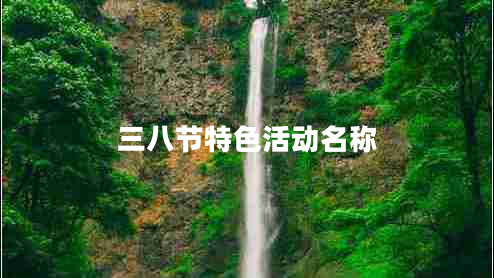 三八節(jié)特色活動(dòng)名稱