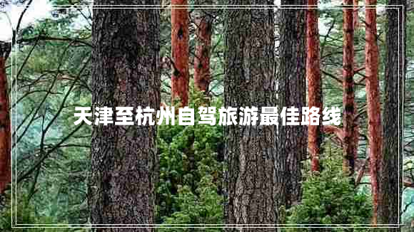 天津至杭州自駕旅游最佳路線