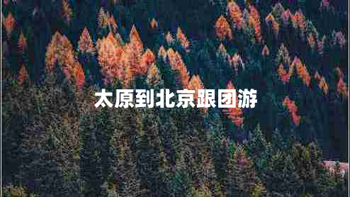 太原到北京跟團(tuán)游
