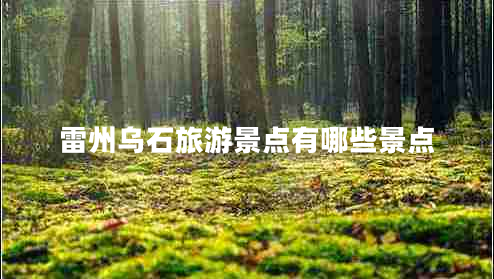 雷州烏石旅游景點(diǎn)有哪些景點(diǎn)