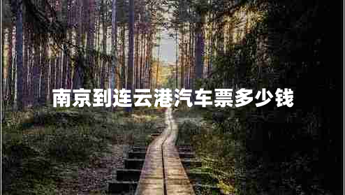 南京到連云港汽車票多少錢