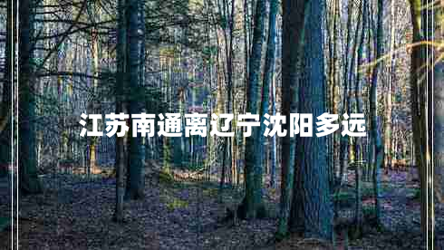 江蘇南通離遼寧沈陽多遠