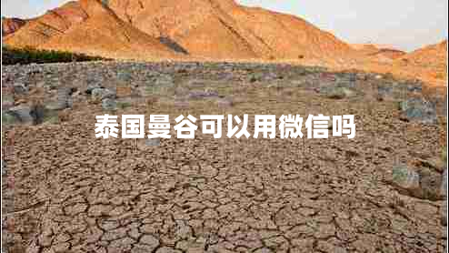 泰國曼谷可以用微信嗎