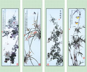 詩(shī)句,贊美,梅蘭竹菊