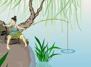 關(guān)于兒童在河邊釣魚的詩句