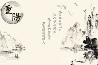 關于重陽節(jié)的現代詩句