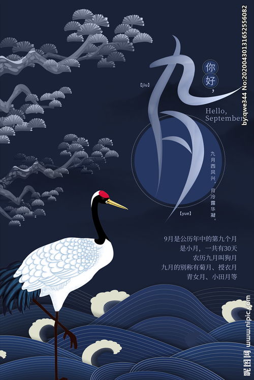 關于月亮仙鶴的詩句